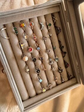 Ring Collection + Jewelry Box